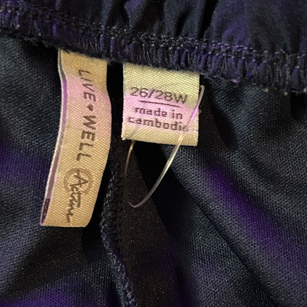 Live & Well Active Plus Size 26-28 Navy Blue Skort Skirt New with out tags - Picture 5 of 7